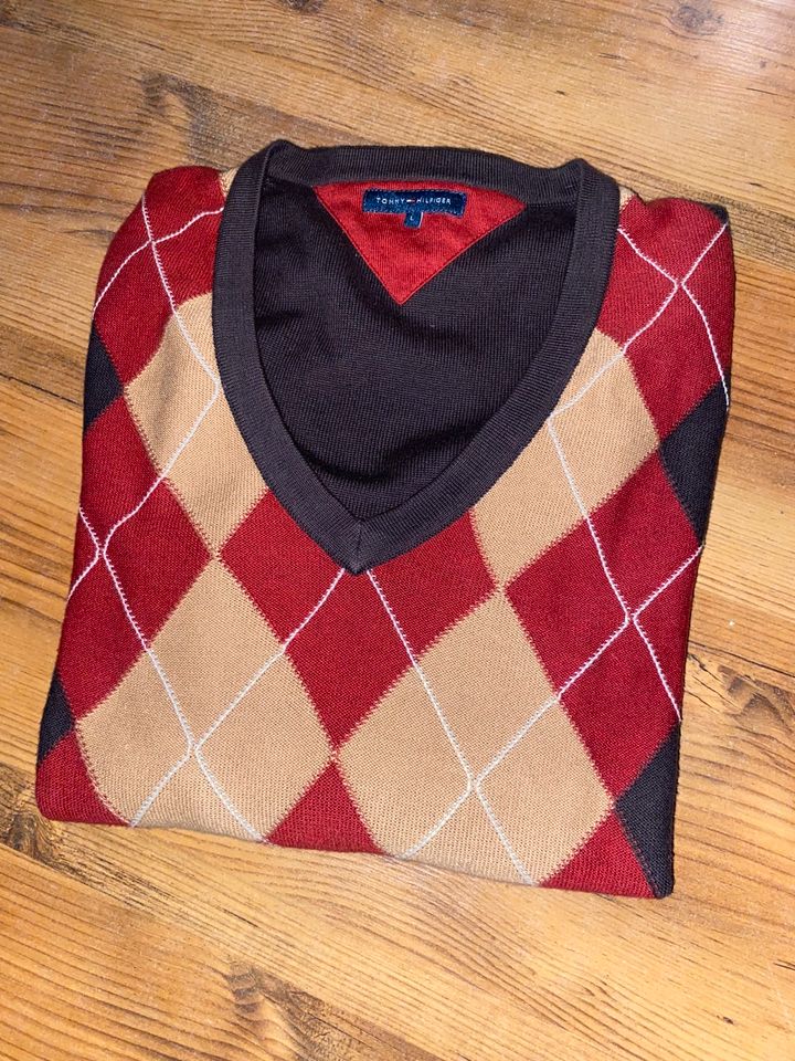 Tommy Hilfiger Argyle Pullover; Sweatshirt; Raute; Damen Business in Waltershausen