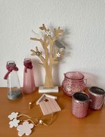 Deko Frühling Glas Holz Kerze rosa Nordrhein-Westfalen - Barntrup Vorschau