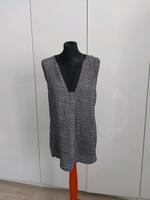 h&M bluse Tunika Top hängerchen schwarz weiss 34 36 s Hessen - Fulda Vorschau