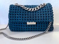 Stella McCartney Tasche Blau Silber Häkel Optik Crochet Bag Blue Hamburg-Nord - Hamburg Winterhude Vorschau