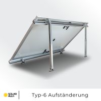 SOLAR ALLin Montageset 2er für 2 Solarmodule Balkonkraftwerk PV-Anlage Typ-6: Aufständerung Quer-Verlegung (15°-30°) Nordrhein-Westfalen - Würselen Vorschau