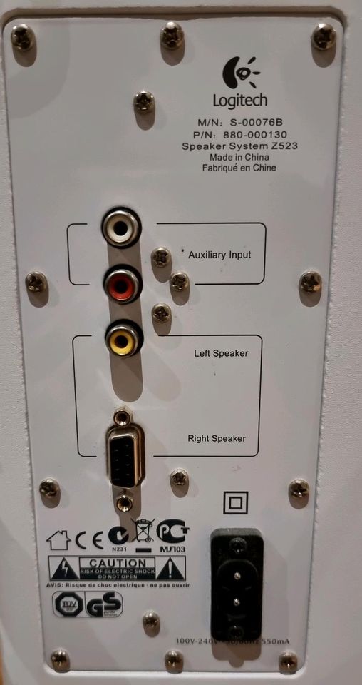 Logitech Z523 weiß in Geyer