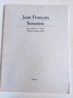 Noten Klavier Geige Jean Francaix Edition Schott 2451 Bayern - Nittendorf  Vorschau
