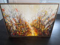 Original Kunst Gemälde Bild gerahmt mit Schattenfuge 110x149 cm Düsseldorf - Eller Vorschau