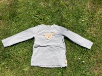 Marke Steiff Shirt Langarmshirt grau mit Teddy 122 unisex Mädchen Brandenburg - Falkensee Vorschau