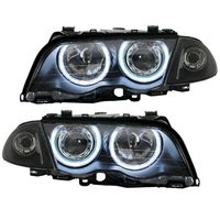 Scheinwerfer Angel Eyes CCFL für BMW E46 Limo Touring Schwarz Brandenburg - Werneuchen Vorschau