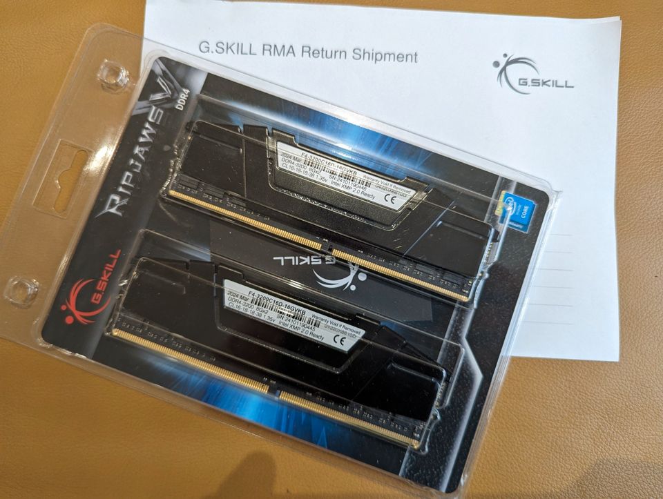 G. SKILL RipJaws V DDR4-3200 Kit - 2 x 8GB NEU in Dortmund