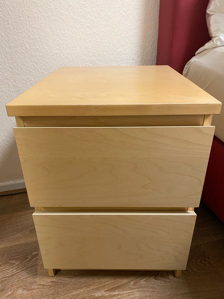 2x Ikea malm Kommode Nachttisch in Hamburg