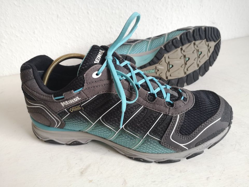 Damen Wander Schuhe MEINDL X-SO 30 GTX Surround Gr 42 UK 8 türkis in Erkrath