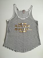 Damen Träger-Top von H&M Gr. L schwarz-weiß gold gestreift NEU! Brandenburg - Putlitz Vorschau