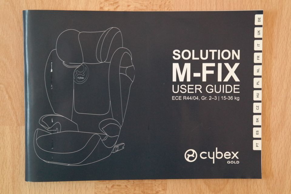 Kindersitz CYBEX Solution M-Fix Gr. 15-36 kg – ISOFIX in Freital