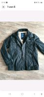 Tom Tailor Lederjacke mit Kapuze...schwarz...Vintage...Topzustand Nürnberg (Mittelfr) - Gaismannshof Vorschau