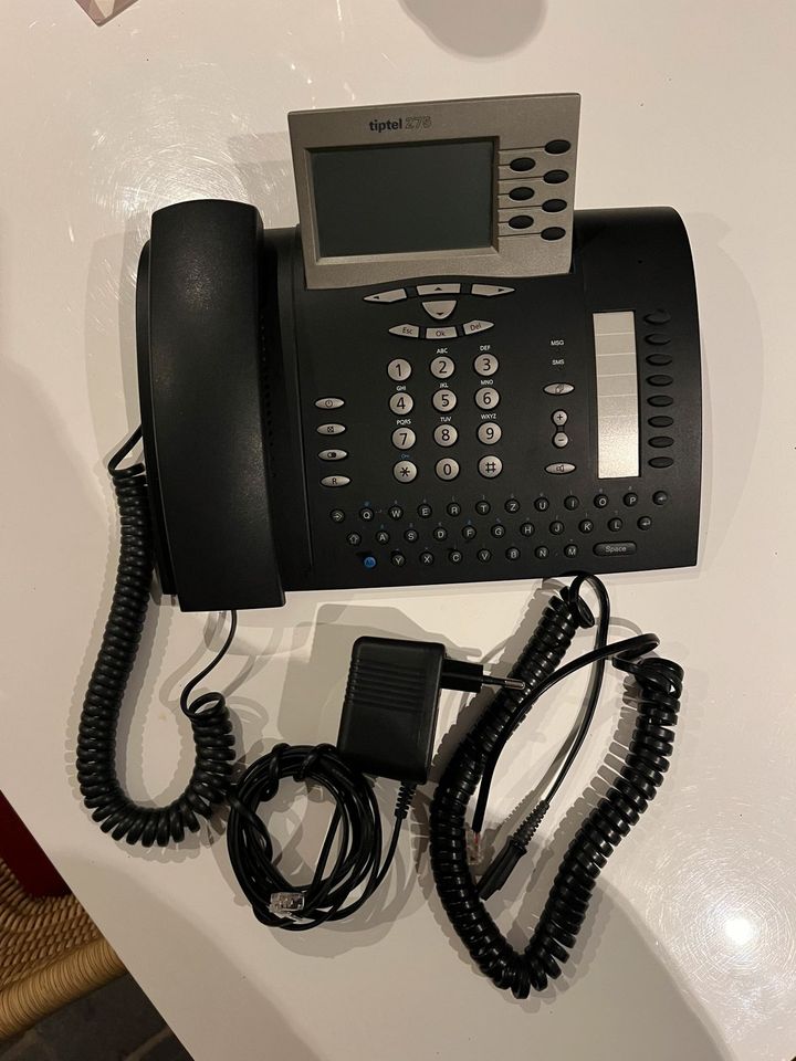 tiptel 275 Analoges Premium-Telefon mit Anrufbeantworter USB in Simmerath