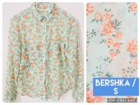 Bershka Bluse Türkis S Blumen Düsseldorf - Oberbilk Vorschau