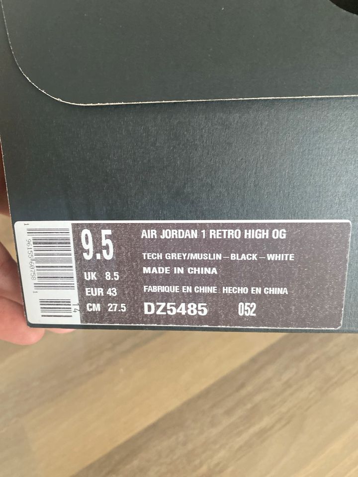 Nike Jordan Retro High Weiß Zement (White Cement), 43, DZ5485-052 in Kolitzheim