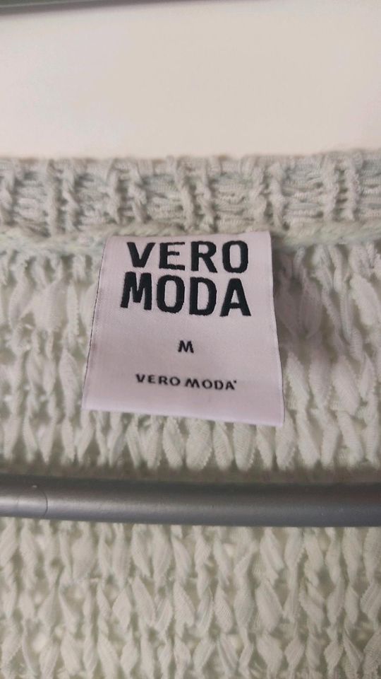 Vero Moda Strick Bolero Cardigan Gr. M mintgrün offene Form in Willich