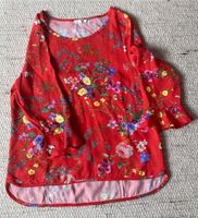 Deerberg / Bluse rot geblümt / Blumenmuster / floral / Nordrhein-Westfalen - Hille Vorschau