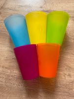 Becher bunt Plastik pink orange blau grün gelb Küche Rheinland-Pfalz - Bell Vorschau