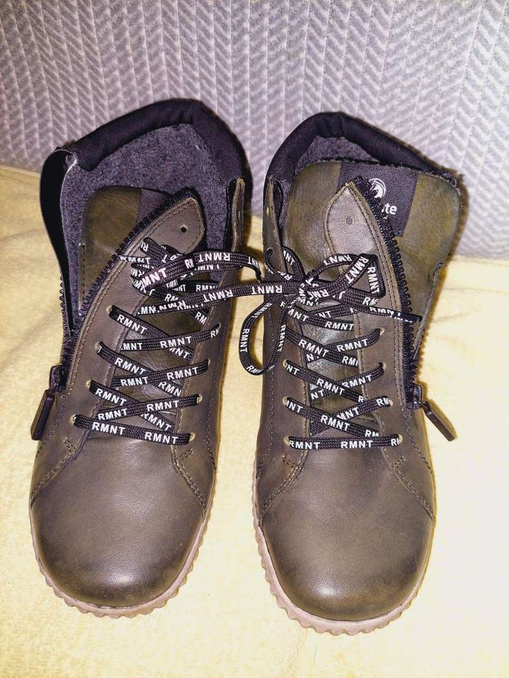 Remonte Damen R8272 Ankle Boot Halbstiefel Leder dunkelgrün in Bad Elster