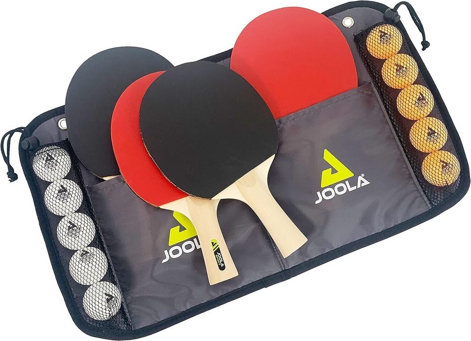 JOOLA Tischtennis Family Set 4 x Tischtennisschläger 10 x Bälle + in Löbau