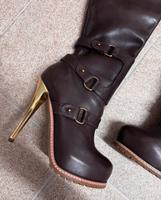 Buffalo High Heel Plateau Leder Overknee Stiefel Fellrand 39 Niedersachsen - Kirchgellersen Vorschau