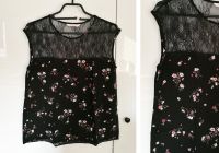 Shirt Top Bluse, NEU, Schwarz Spitze Blümchen Blumen, Gr. M Thüringen - Jena Vorschau