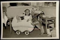 altes Foto Vintage kleine Krankenschwester mit Puppe & Teddy Brandenburg - Potsdam Vorschau