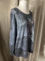 Gina Benotti blau bunter Pullover Gr. XXL / 3XL / 44 / 46 Rheinland-Pfalz - Steineroth Vorschau