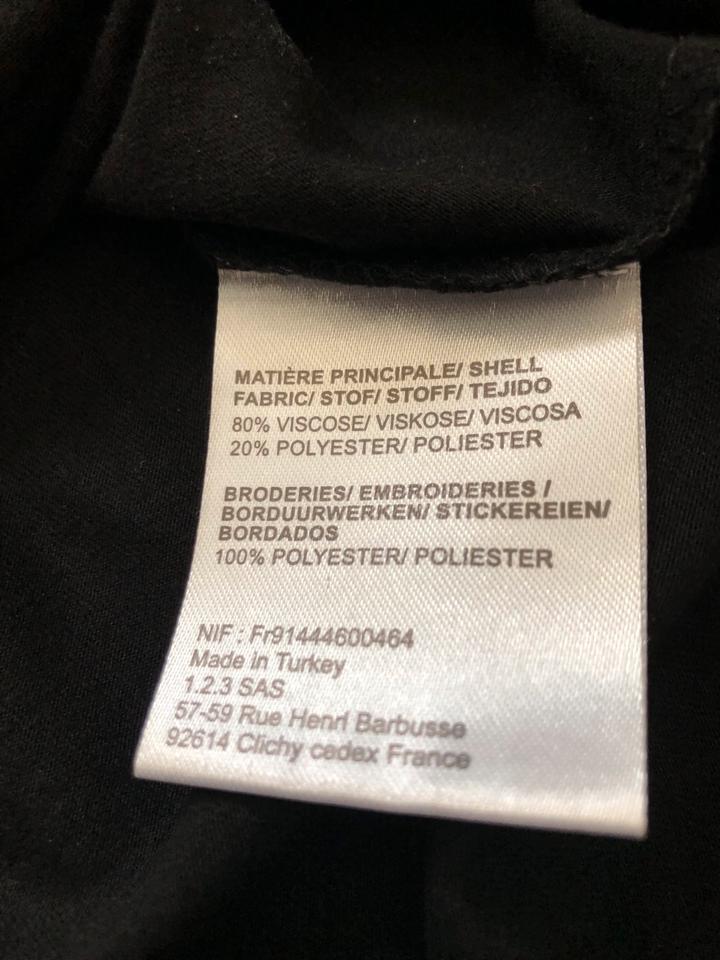 Maison 123 Paris Langarmshirt Pailletten Eleganz 80% Viscose in Oberhausen