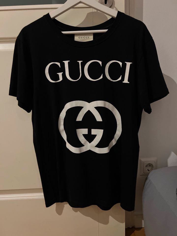 Original Gucci Shirt Tee T-Shirt schwarz oversized Gr. XS bis S in Berlin