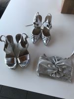 Handtasche Schuhe high heels silver pumps Bayern - Waigolshausen Vorschau