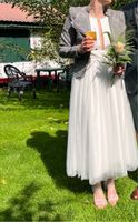 Leichtes Brautkleid / Standesamt Kleid mit Lederjacke Schleswig-Holstein - Hanerau-Hademarschen Vorschau