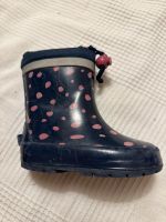 Gummistiefel Kinder 22/23 blau mit rosa Punkten Baden-Württemberg - Heidelberg Vorschau