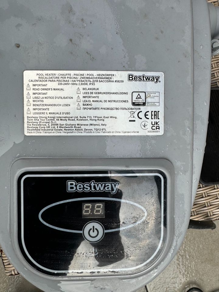 Bestway Poolheizung für mittel große Pool s in Würselen