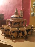 Bowle Set mit 6 Tassen antik bekommt aus dem Jahr 1943 Niedersachsen - Diepholz Vorschau