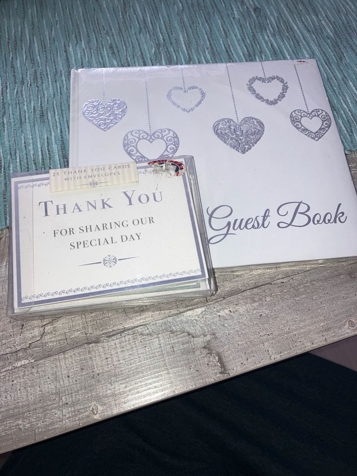 Hochzeit Gäste Buch und Danke Karten in Großostheim