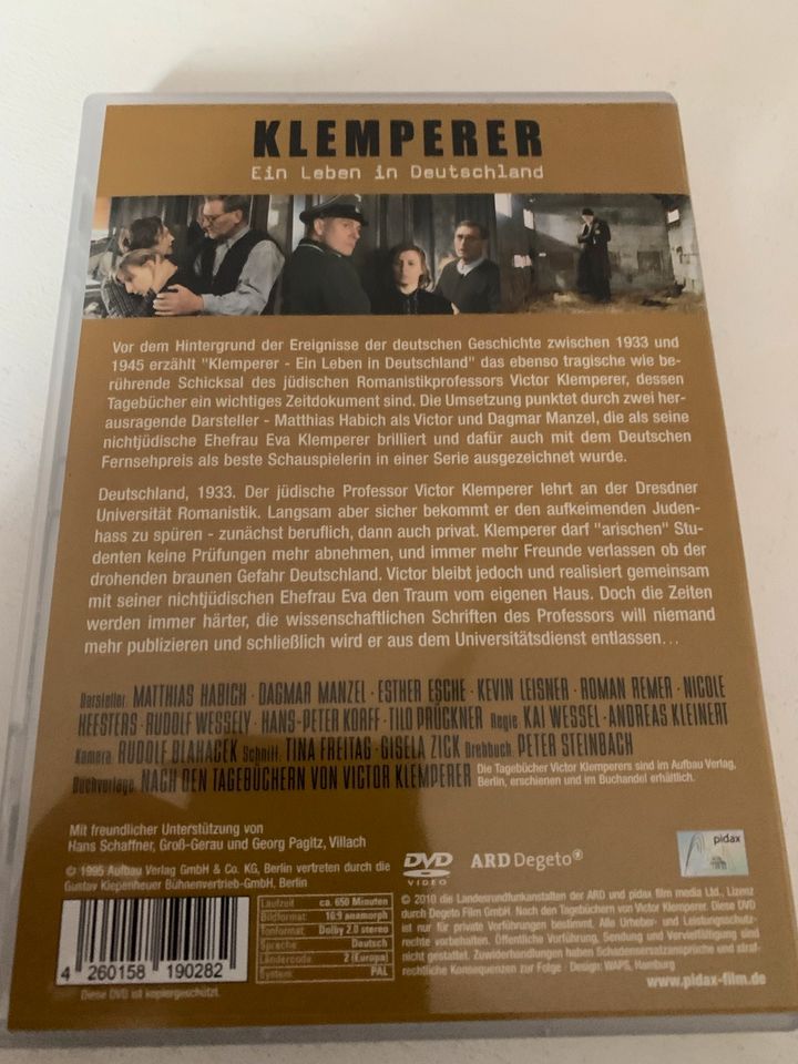 Klemperer dvd box siehe Bilder deutsches Filmgut Klassiker in Lehrte
