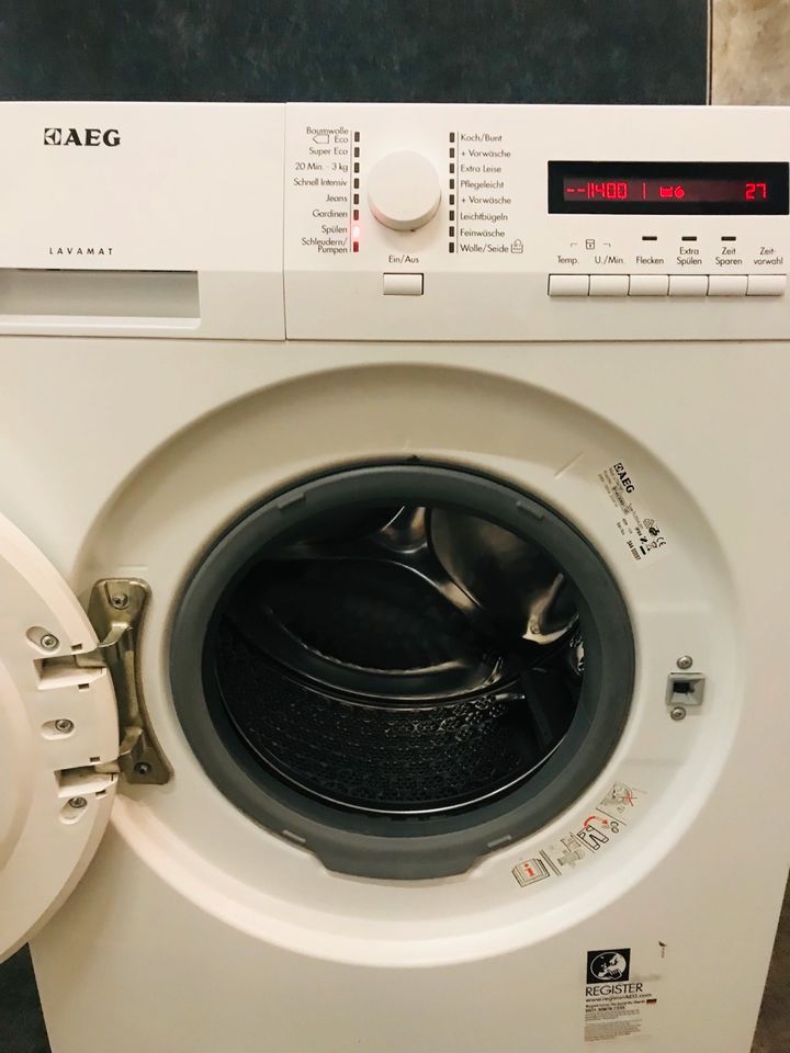Waschmaschine AEG 8kg A +++ 1400 Umin Mit Lieferung möglich in Essen