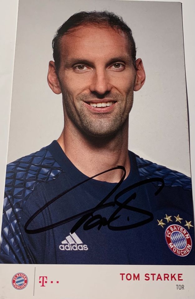 FC Bayern München FCB Autogrammkarte Tom Starke Handsigniert in Berlin