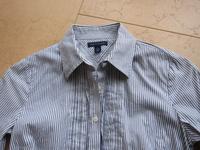 Hilfiger | Bluse m. feinen Rüschen | blau weiß gestreift Business Bayern - Bad Abbach Vorschau