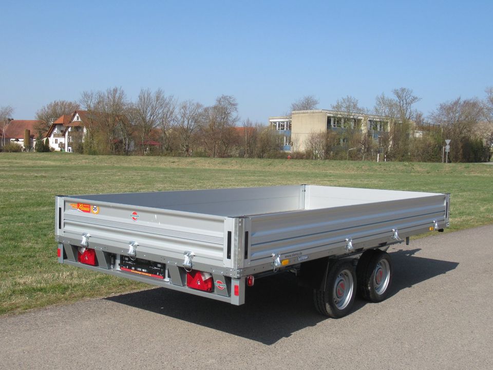 PKW-Anhänger Stema Tandem Hochlader SHP O2 35-40-20.2 Alu in Dietersheim