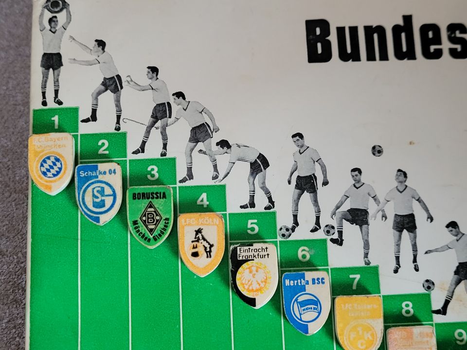 Stuco Bundes-Liga Bundesliga Tabelle Magnettabelle 1971/72 in Hameln