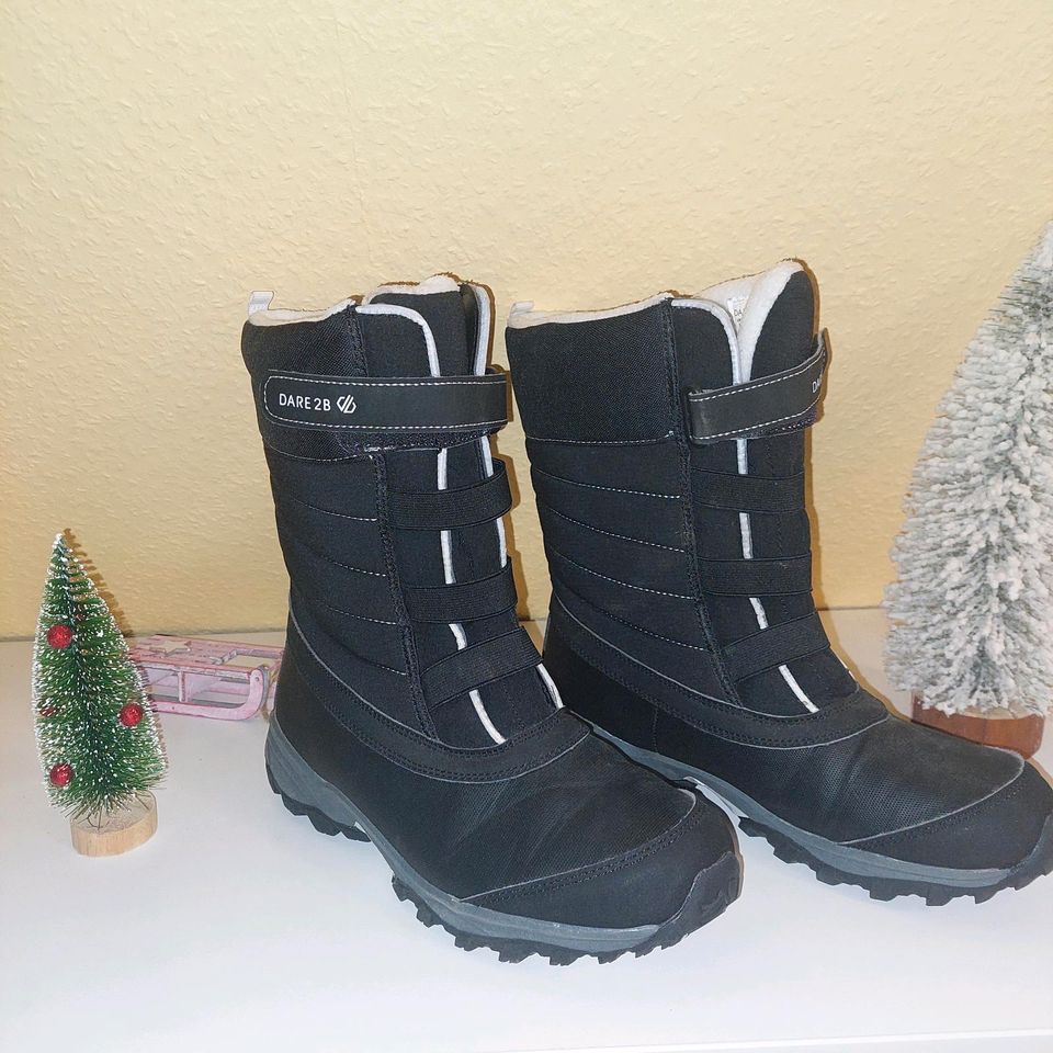 Dare2b Skiway II Schneestiefel mit Fleecefutter Schwarz  38 in Dietenhofen