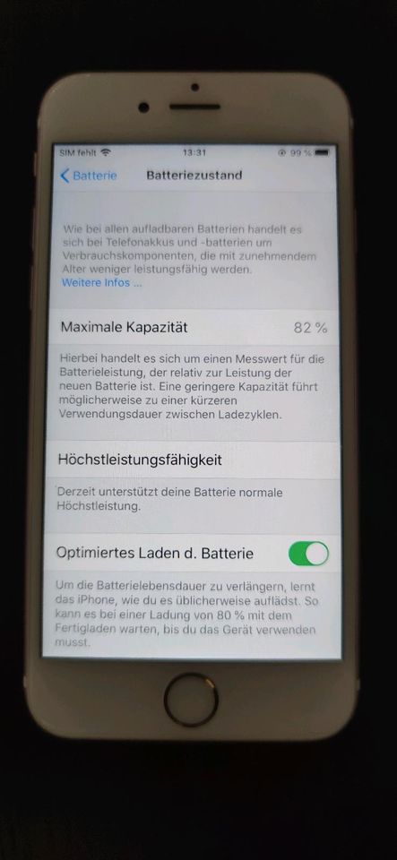 iPhone 6s 64GB roségold in Petershagen