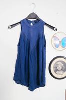 Volcom Top Tanktop dunkelblau marine transparent V-Ausschnitt M L Bayern - Kempten Vorschau