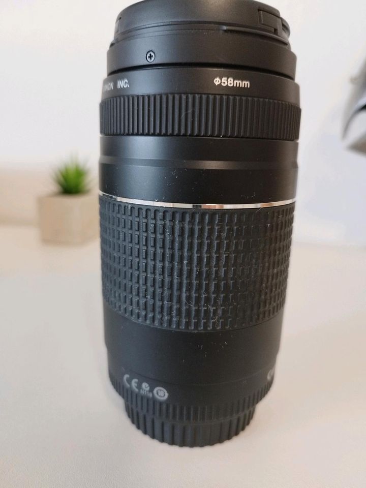 Canon Objektiv Zoom lens ef 75-300mm 1:4-5.6 lll Autofokus in Singen