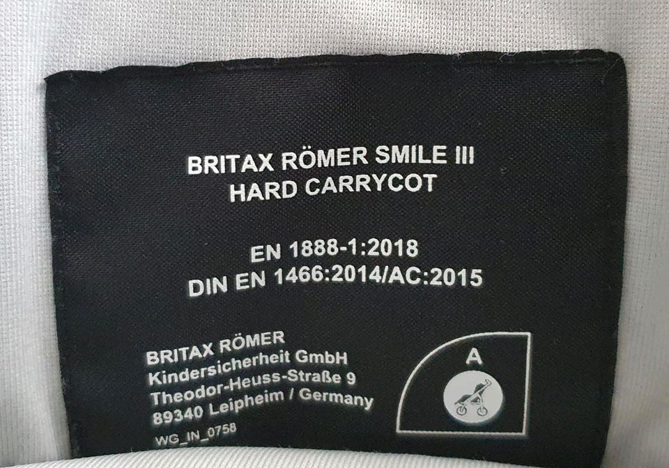Babywanne für Britax Römer Smile 3 in Kamenz