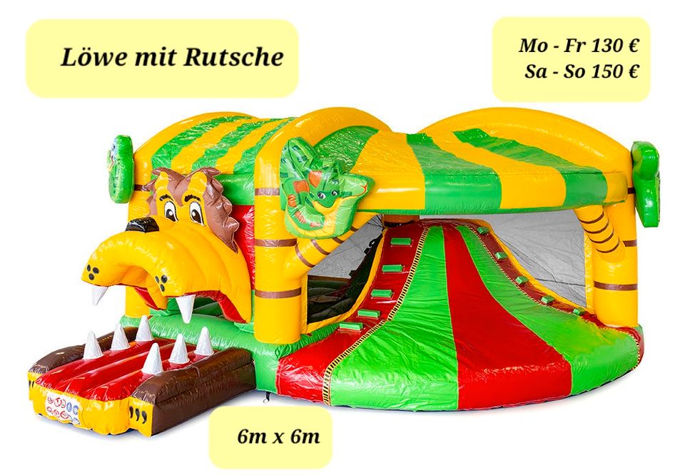 Hüpfburg mieten, Kindergeburtstag, Hochzeit,Geburtstag, Löwe in Satrup