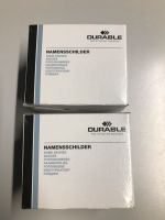 DURABLE Namensschild 8135-19 / 60x90mm bedruckbar (2PG für 25) Kreis Pinneberg - Rellingen Vorschau