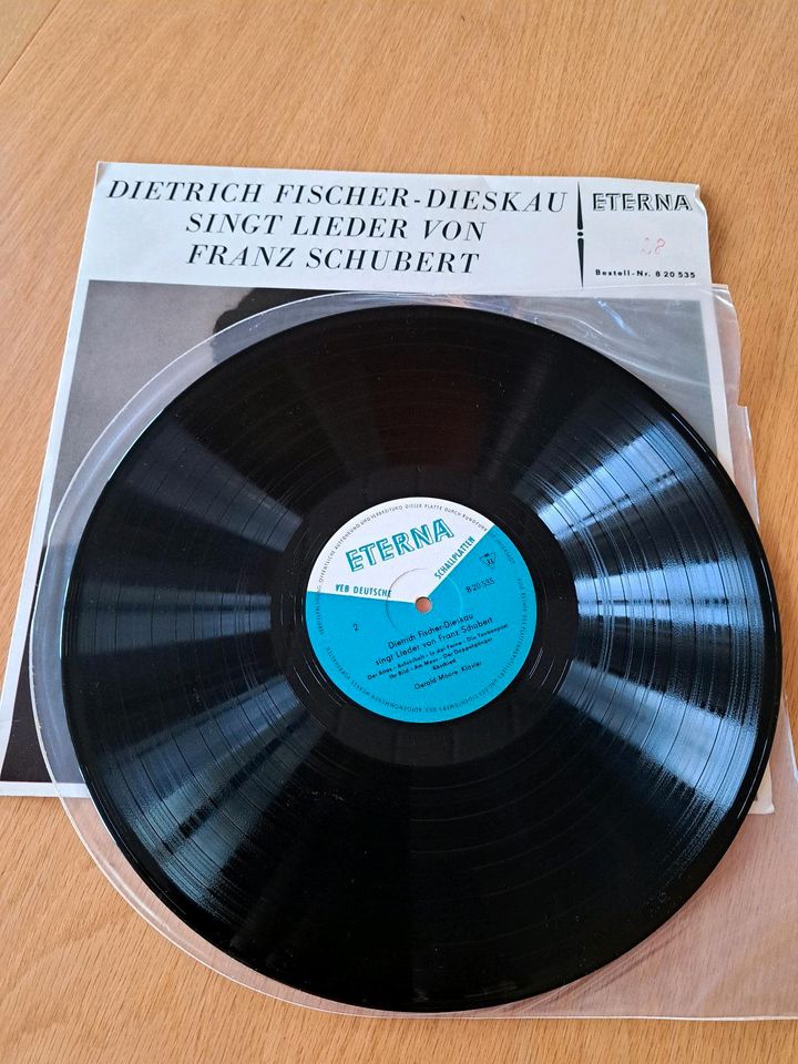 Schallplatte  - D. Fischer-Dieskau singt Franz Schubert - Eterna in Monzelfeld